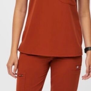 Figs Burnt Orange Cargo Pants
